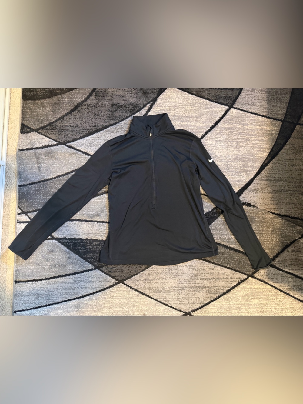 Nike Dri-Fit Black Quarter-Zip Pullover